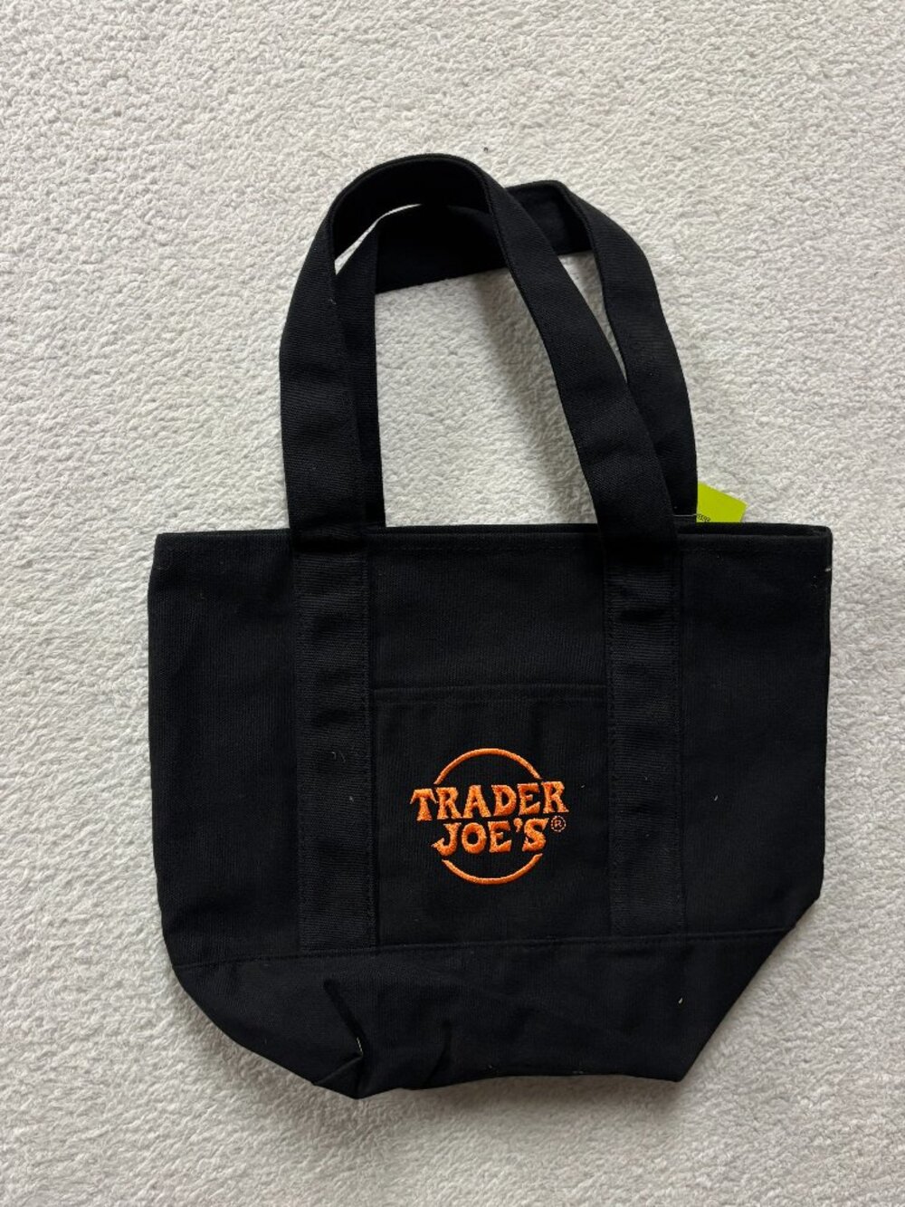 Limit Edition Trader Joe's Mini Tote Bag Halloween Black Color